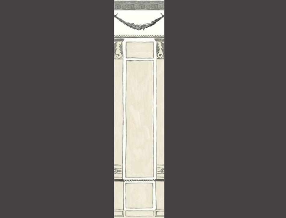 No.9 Thompson Palm Court  Grisaille Wallpaper Sample N9021031001