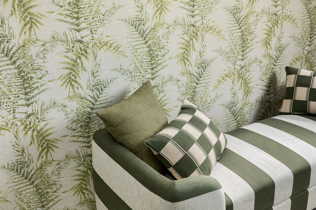 Jim Thompson Yala Check Thyme Fabric Sample JT013965001