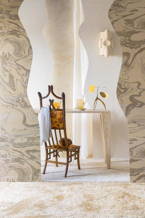 Pierre Frey Tyler Chantilly Wallpaper Sample FP024001