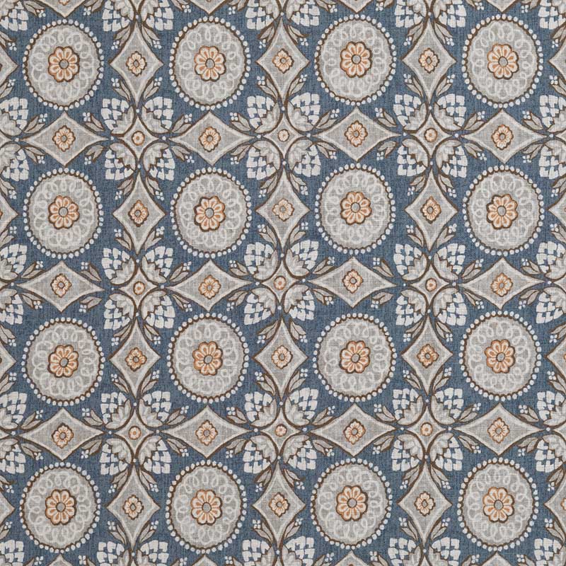 Marvic Textiles Figaro Indigo Fabric 6216-6