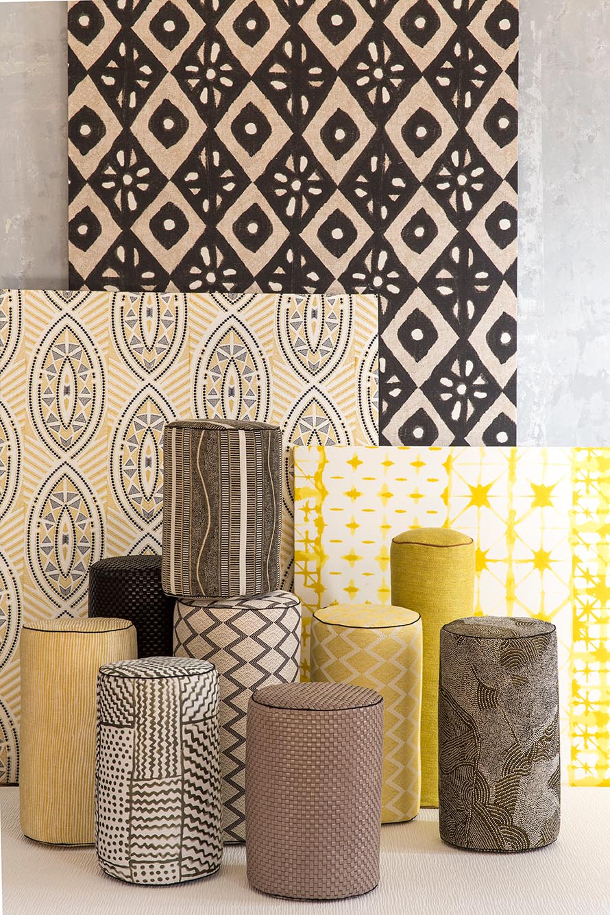 Pierre Frey Watom Jaune Fabric Sample F3025001