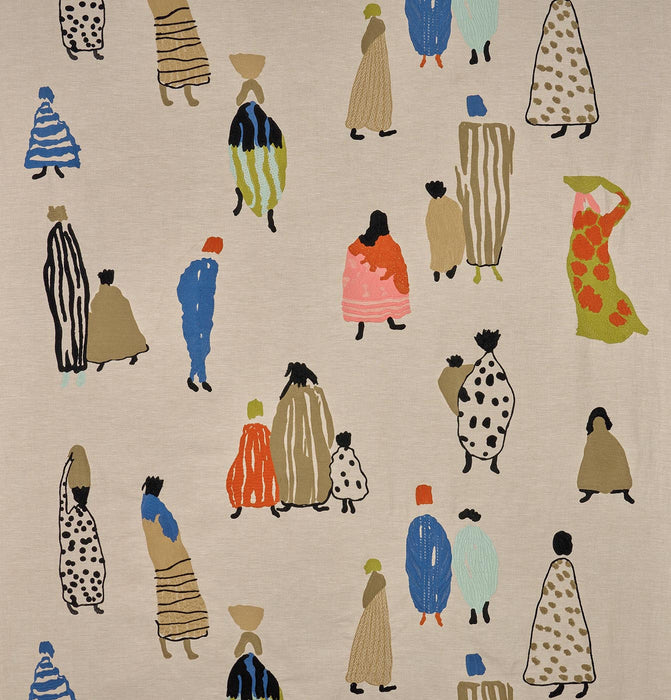 Pierre Frey Bedouins Multicolore Fabric Sample F3946001