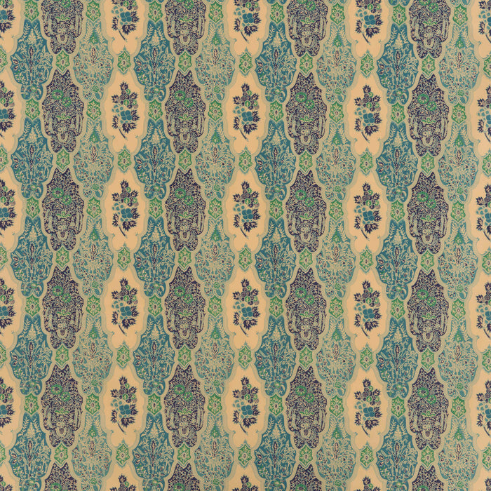 Le Manach Batik Raisin Vert Fabric Sample L3673101