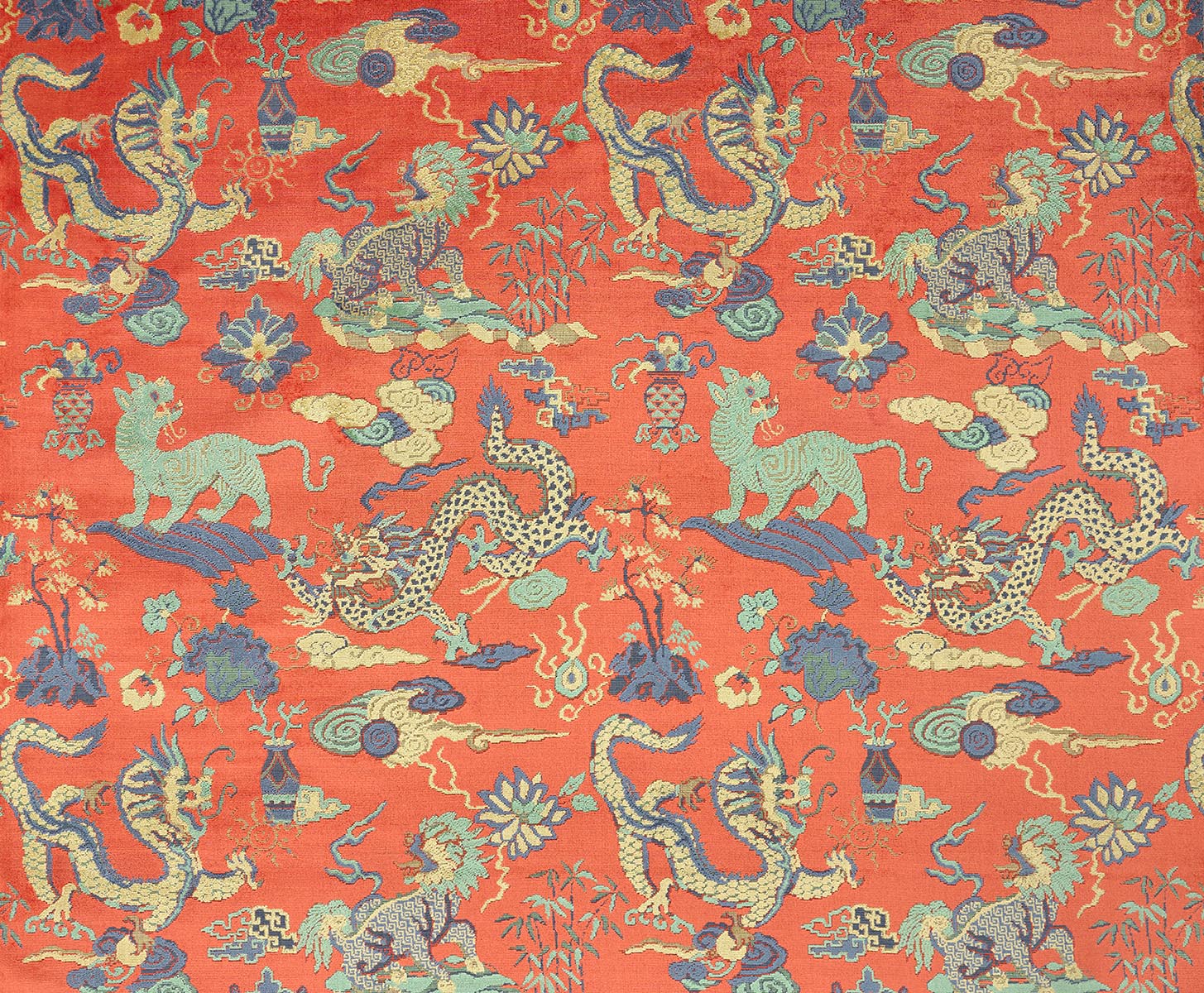 Pierre Frey Wanly Cinabre Fabric Sample F3802002