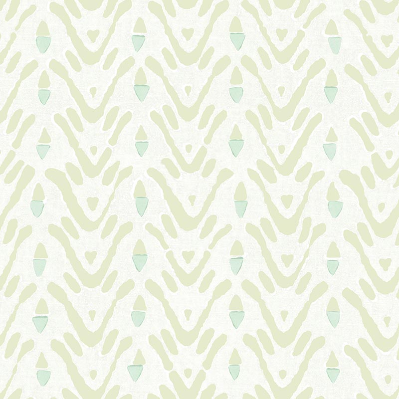 Galbraith & Paul Bell Flower Cucumber Wallpaper Sample