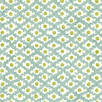 Galbraith & Paul Lattice Baby Blue/ Kiwi Wallpaper