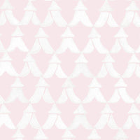 Galbraith & Paul Tents Petal/ Paper White Wallpaper