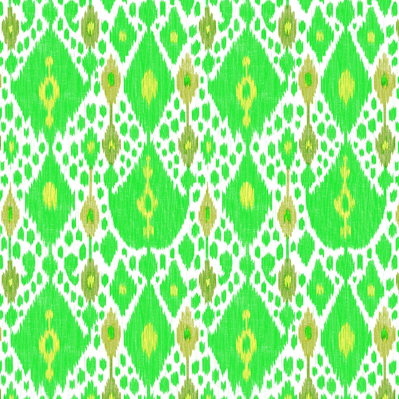 Gaston Y Daniela Ikat Verde Fabric Sample GDT5542.002.0