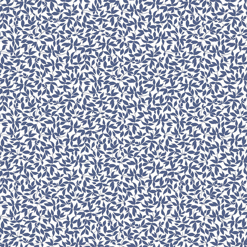 Gaston Y Daniela Hiedra Navy Wallpaper Sample GDW5444.002.0