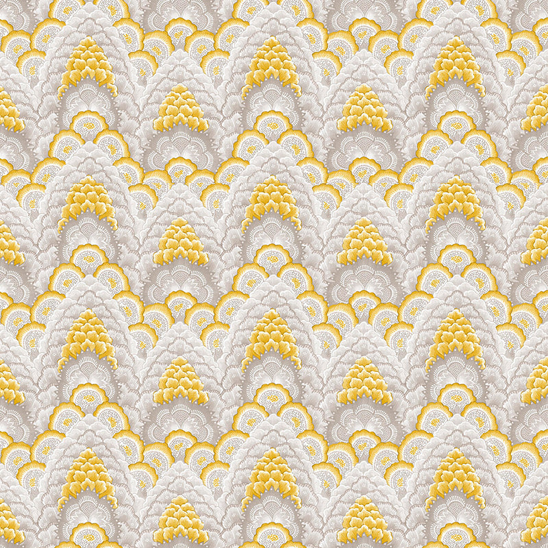 Gaston Y Daniela Ganges Ocre Wallpaper Sample GDW5447.005.0