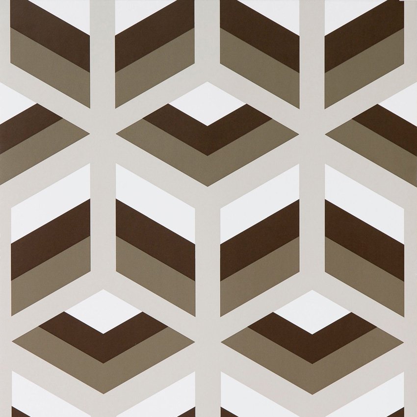 Gaston Y Daniela Xabi Marron/Gris Wallpaper Sample GDW5248.003.0
