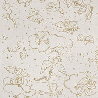 Pierre Frey Le Monde Parall'Aile Or Fabric F4027002