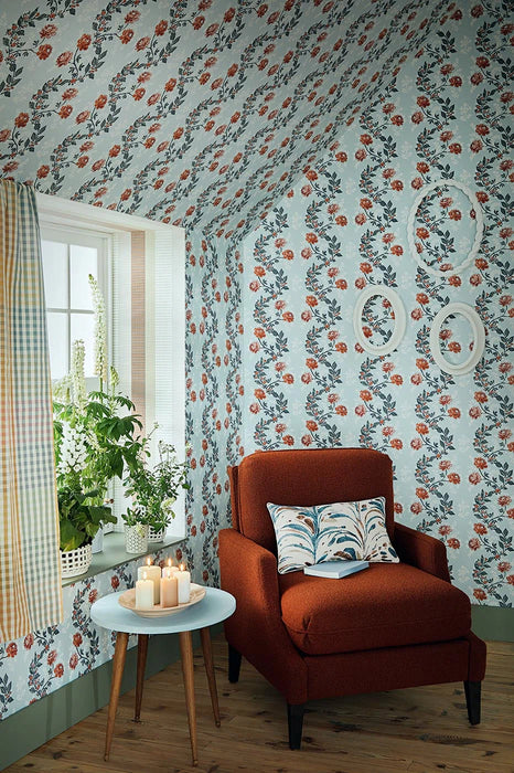 Pierre Frey Rosa Lagon Wallpaper Sample FP217003