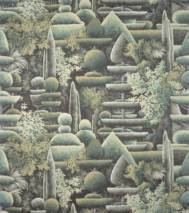 Pierre Frey Les topiaires Sauge Wallpaper Sample FP274001