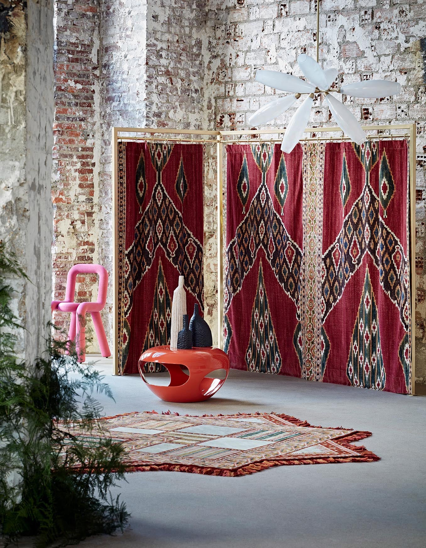 Pierre Frey Sinop Turquoise Fabric Sample F3459002