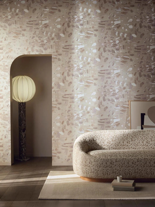 Pierre Frey Arty Nacre Lait D'amande Wallpaper Sample FP233001