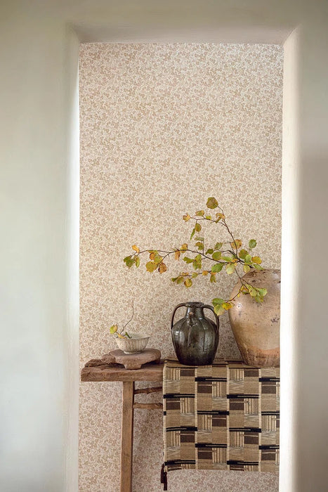 Pierre Frey Les Fleurs De Cerisiers Nuage Wallpaper Sample FP051002