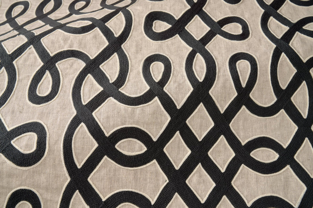 Pierre Frey Alhambra Graphite Fabric Sample F4106004