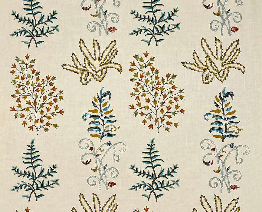 Pierre Frey Clarence Baltique Fabric F4042001