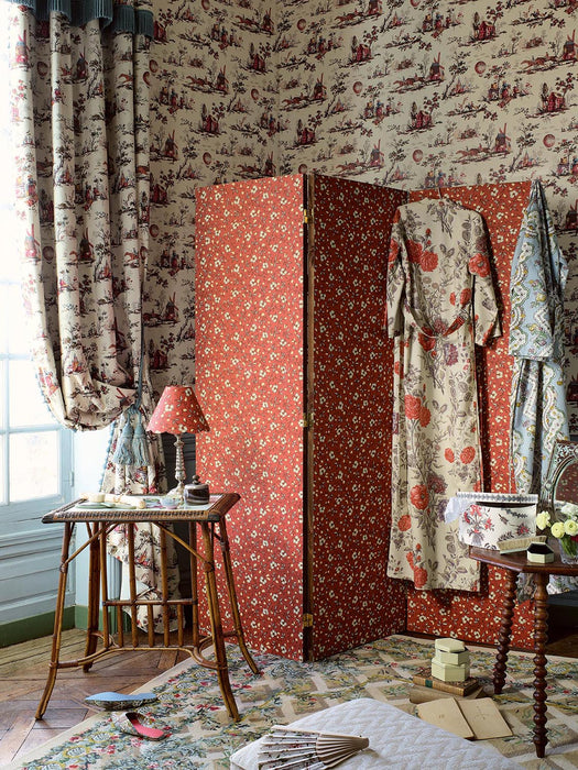 Braquenie Cerizay Ocre Fabric Sample B7689001