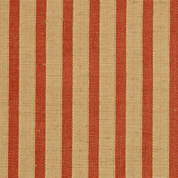 Brunschwig & Fils Trevi Stripe Pekin Red Fabric Sample JAG-50014.216.0