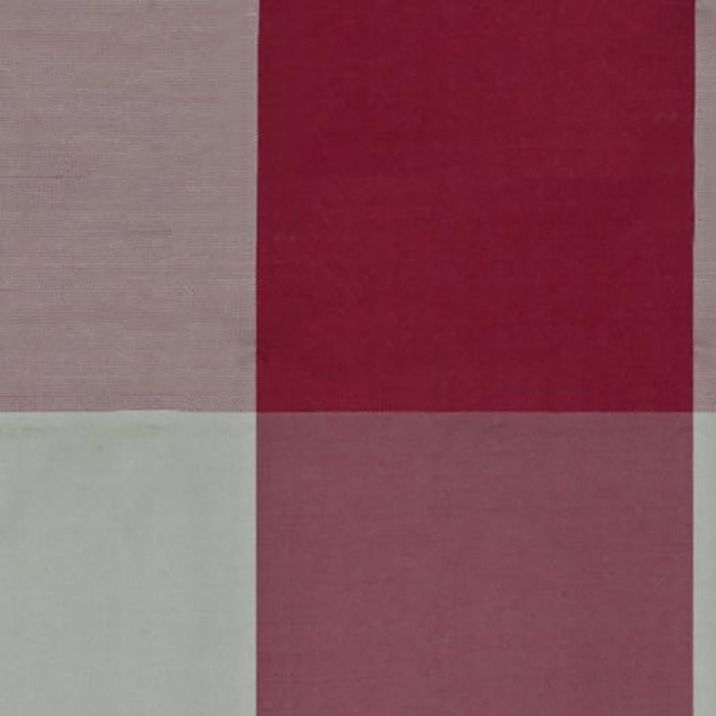 Brunschwig & Fils St Petersburg Plaid Rouge Chinois Fabric Sample JAG-50018.119.0
