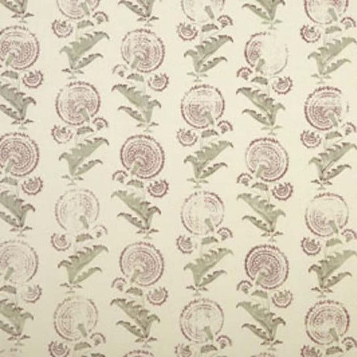 Jasper Indian Flower Sage/Clay Fabric Sample JP-1016