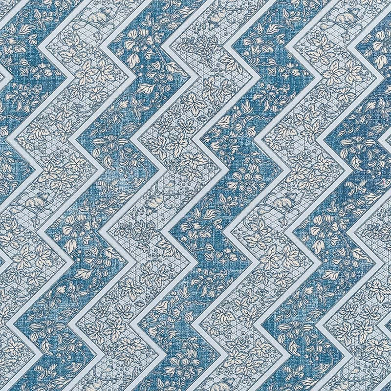Jasper Lacquer Stripe Marine Blue Fabric Sample JP 1715