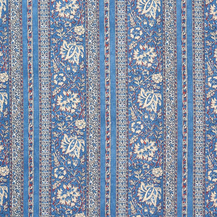 Jasper Jaipur Stripe Blue Fabric Sample JP 4302