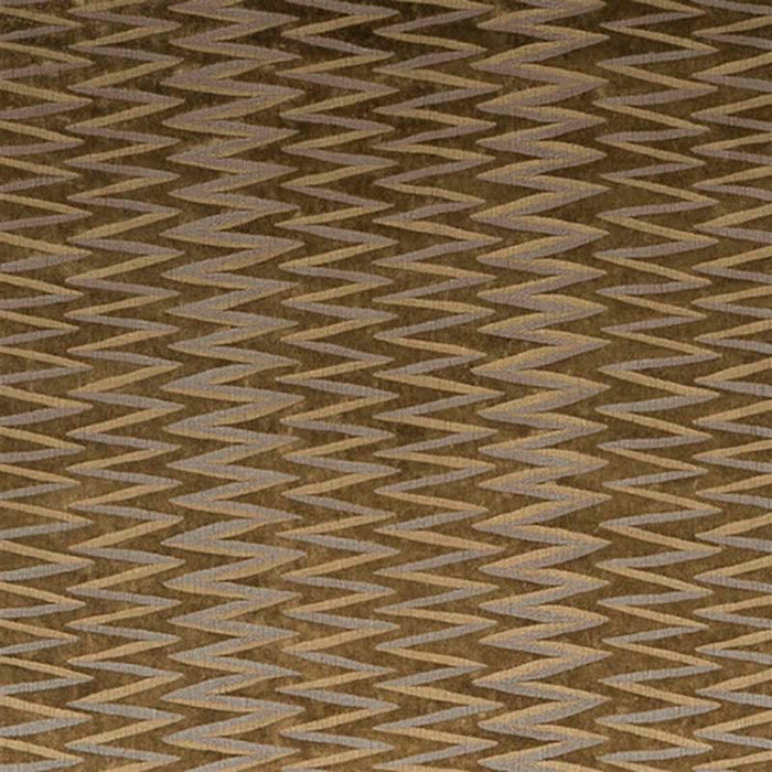 Jasper Zig Zag Stripe Nutmeg Fabric Sample JP-5603