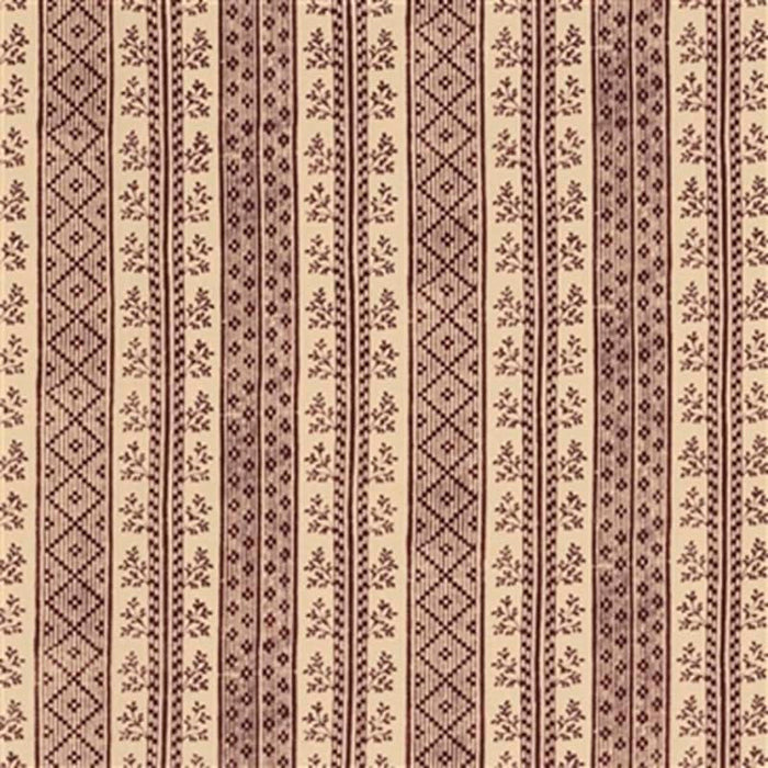 Jasper Dutch Stripe Rust on Light Tea Stain Fabric Sample JP-7165