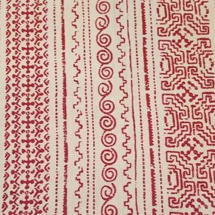 Jasper Tulum Stripe Red Fabric Sample JP-7201