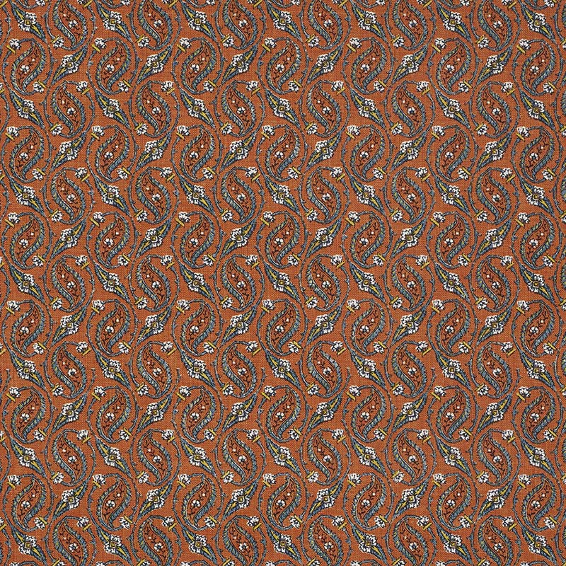 Jasper Gainsborough Paisley Marigold Fabric Sample JP 7235