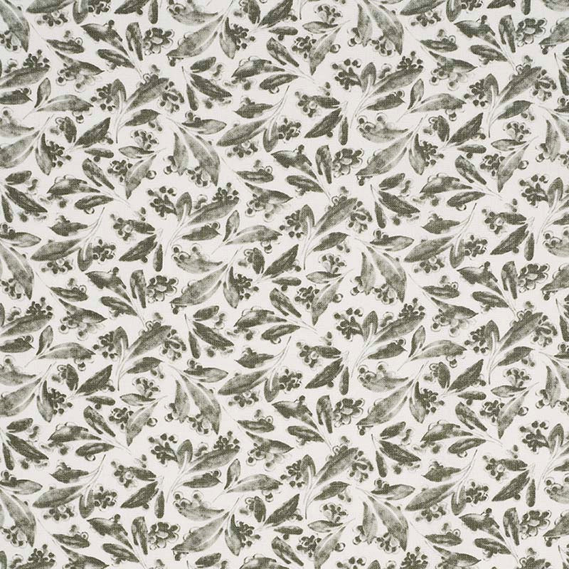 Jasper Pagoda Leaf Grey Fabric Sample JP 7251