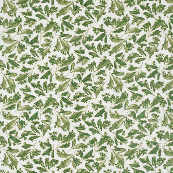 Jasper Pagoda Leaf Green Fabric Sample JP 7252
