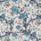 Jasper Bangalore Floral Blue Fabric Sample JP 7404