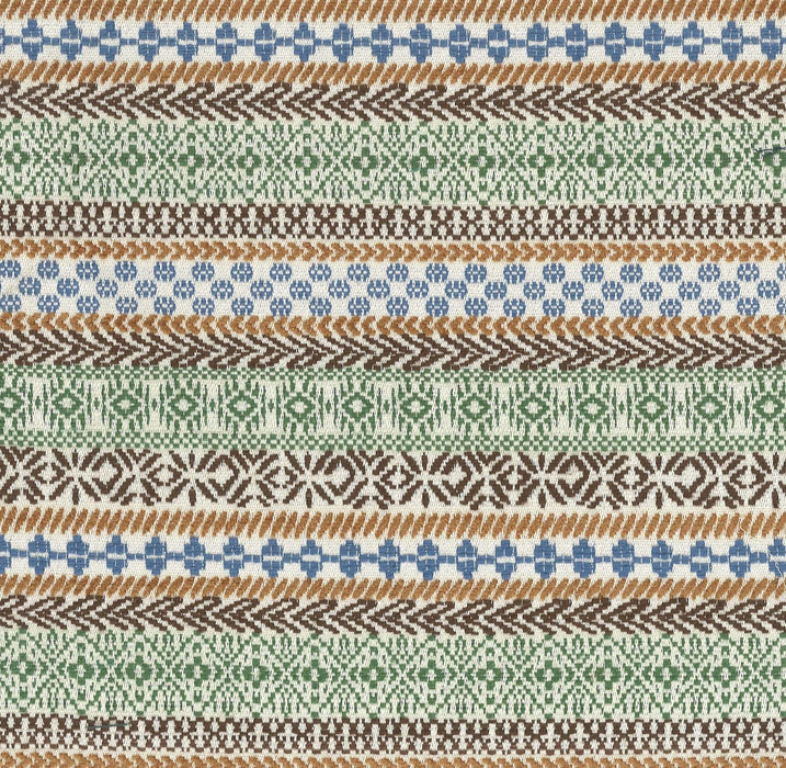 Marvic Textiles Jura Green/Brown Fabric Sample 1470-3