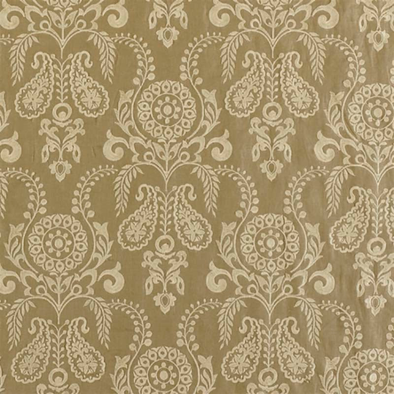 Jasper Zamora Cream on Tan Fabric Sample JW-7602