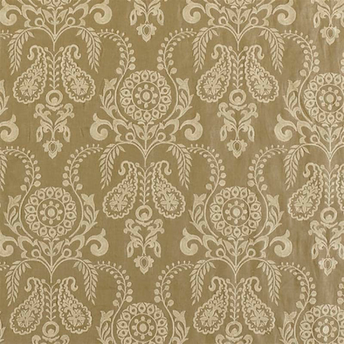 Jasper Zamora Cream on Tan Fabric Sample JW-7602