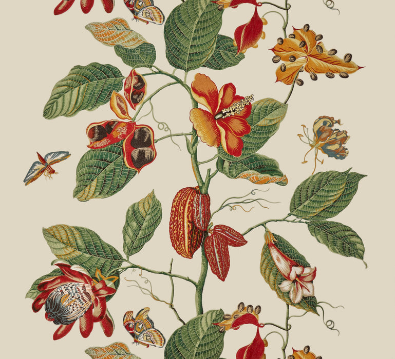 Pierre Frey Nakai broderie Printemps Fabric Sample O7963001