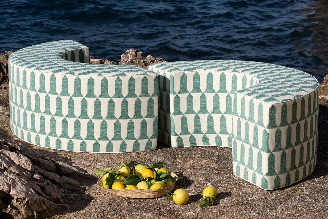 Le Manach Blason Outdoor Acajou Fabric Sample L4000002