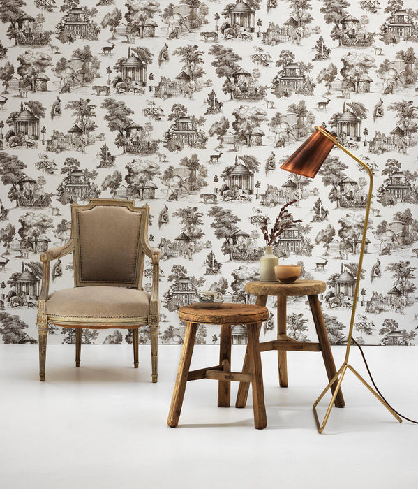 Braquenie La Menagerie Fumee Fabric Sample B7609001