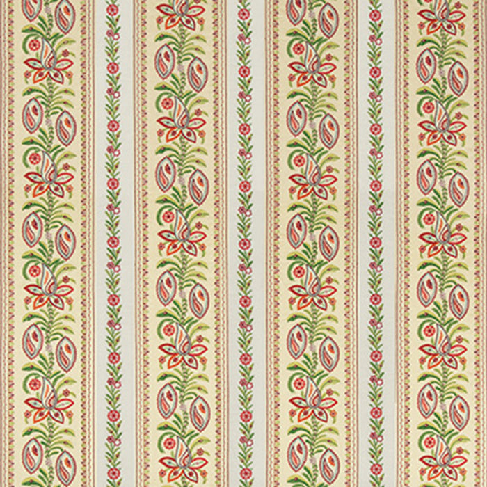 Brunschwig & Fils Henner Emb Spring Fabric Sample 8019107.473.0