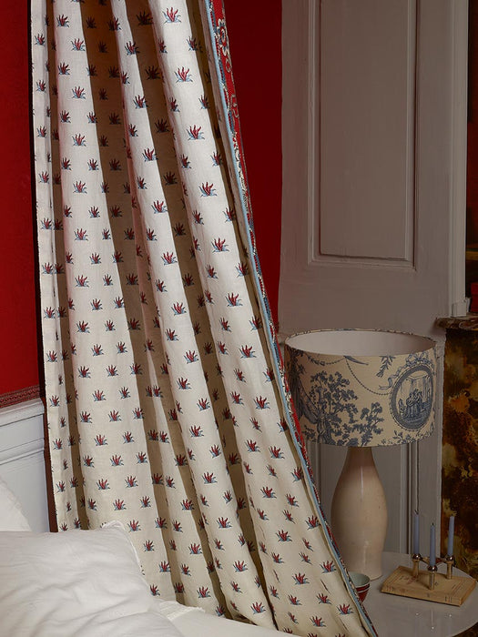 Braquenie Coulonges Contrefond Hortensia Fabric Sample B7660001