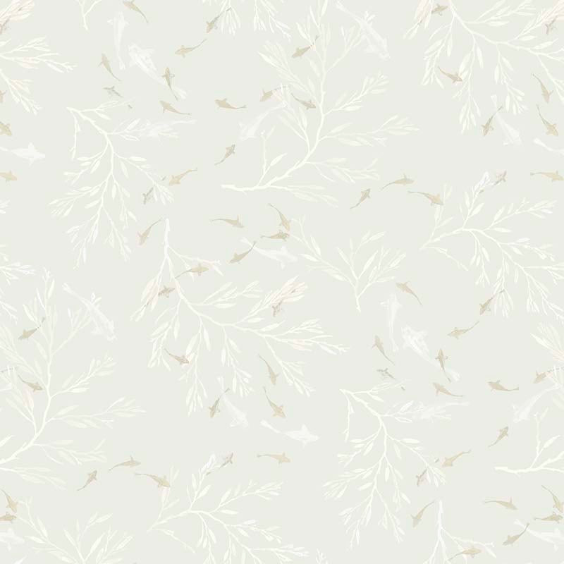 Galbraith & Paul Koi Pond Cloud Wallpaper Sample