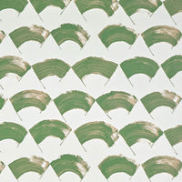 Pierre Frey Les Eventails Herbe Wallpaper FP048001