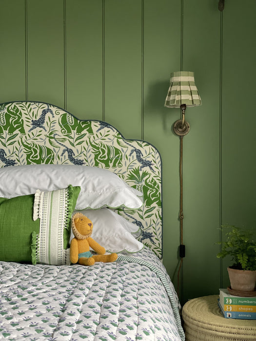 Christopher Farr La Jungle Dark Indigo Fabric