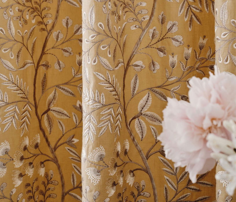 Nina Campbell Lamballe Yellow Fabric Sample NCF4620-03