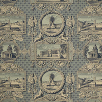 Marvic Textiles Les Vues De Paris Blue Wallpaper W0623-2