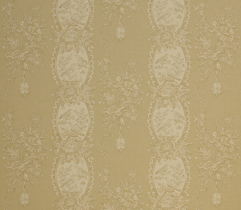 Marvic Textiles Les Oiseaux Beige Wallpaper W0621-4